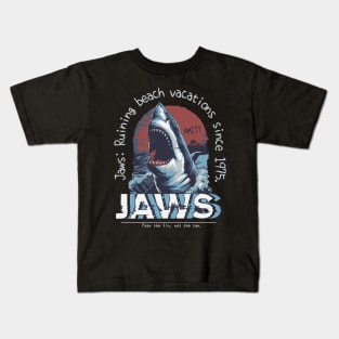 GREAT WHITE SHARK，JAWS BITE T-SHIRT 04 Kids T-Shirt